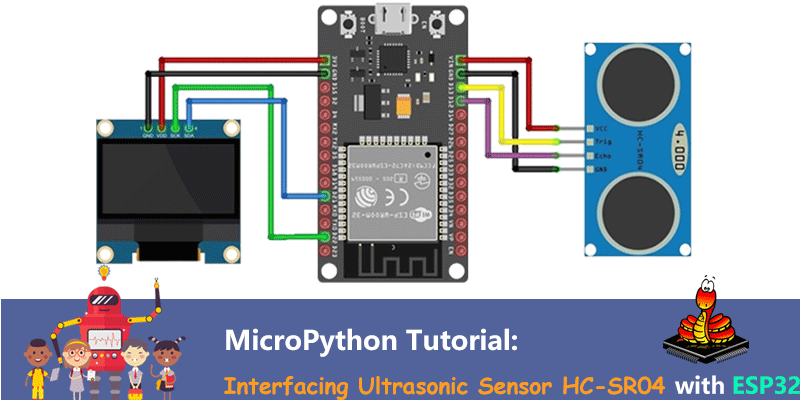 MicroPython-ESP32-Tutorial-Interfaz-Ultrasonic-Sensor-1
