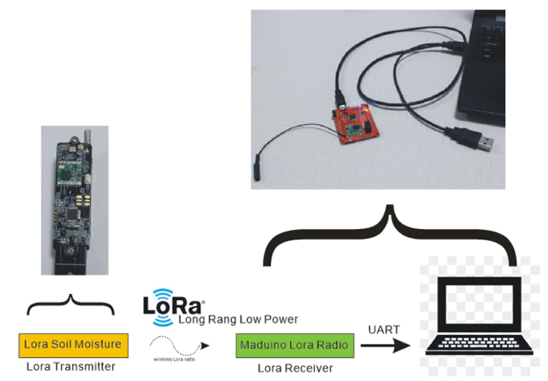 Lora-Suelo-Humedad-Sensor-Uso