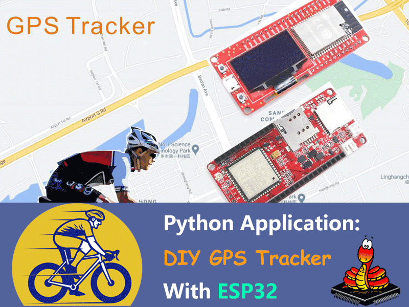 DIY GPS Tracker With ESP32 - Python Application
