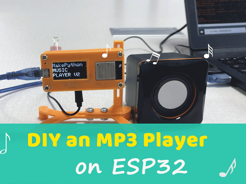DIY MP3 Player con ESP32 - Reproductor de audio