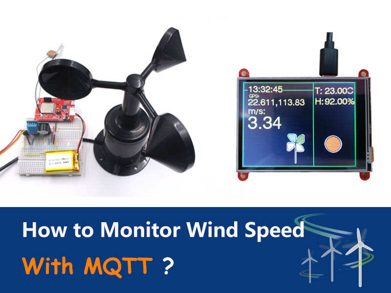 Cómo monitorear la velocidad del viento con MQTT