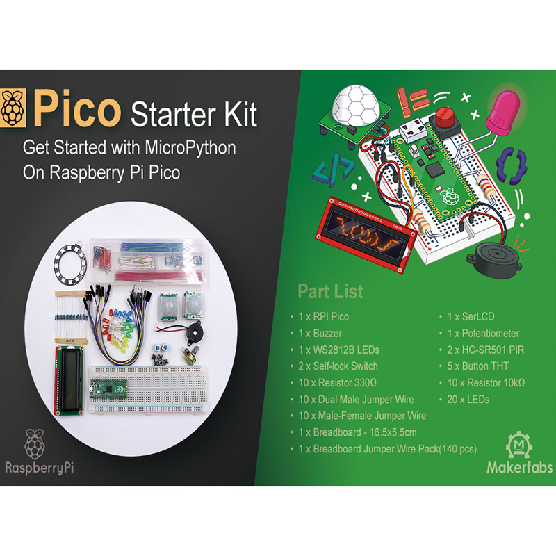 Pico Starter Kit para Raspberry Pi