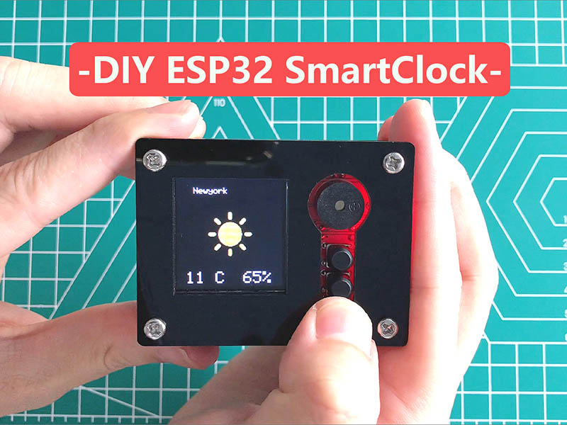 Cómo hacer un reloj inteligente ESP32 de bricolaje en casa