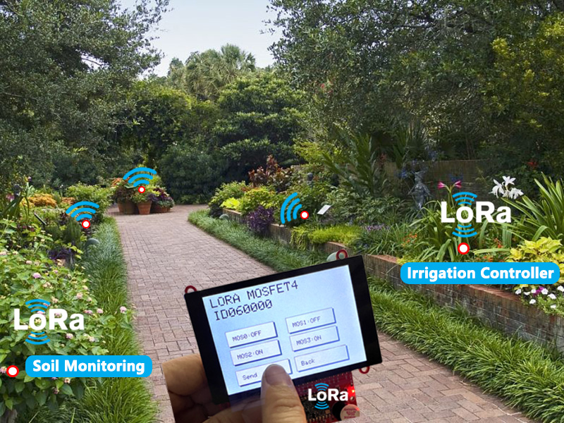 Lora Soil Monitoring and Irrigation