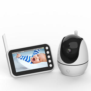 New 2020 Baby Monitor 720P HD Screen Video Audio Loop Recording Super Night Vision  Temperature Sensor Wireless Bebe Camera