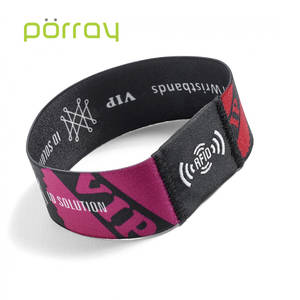 High Quality 13.56mhz NFC Stretch Wristband For Access Control
