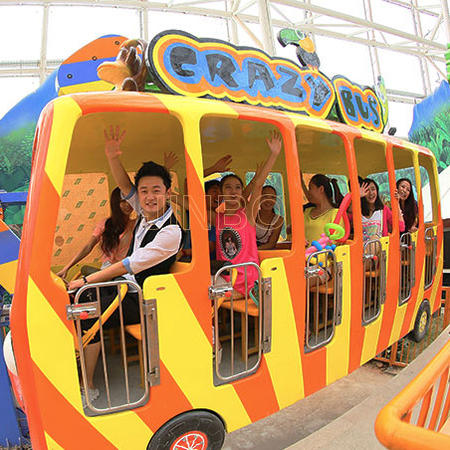 Amusement Park Crazy Air Bus Rides