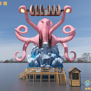 New Fashion Amusement Ride King of Octopus Crazy Wave Ride Wondering Journey for Sale  