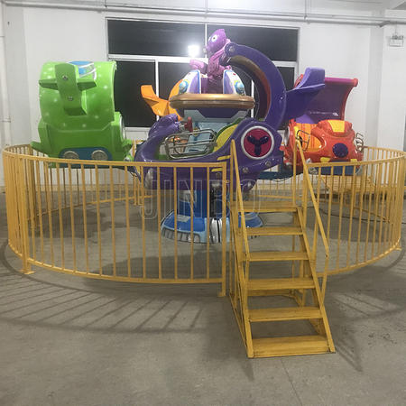 Children Funfair Park Small Games Machine Kids Lever Plane for Sale