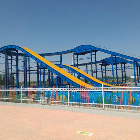 Outdoor Land Amusement Park Water Play Two Phases Lifting Torrent Subduction Water Flume Ride for Same Made by China Jinbo