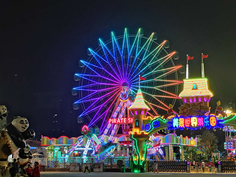 latest customer's amusement park  real project case