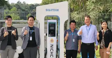 मलेशिया में एनकेआर 7/22 किलोवाट आउटडोर एसी चार्जिंग ढेर