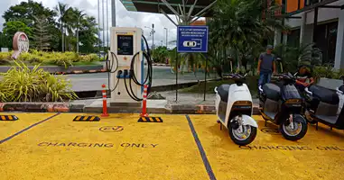 La station de recharge NKR ADC EV a été installée en Malaisie par nos clients