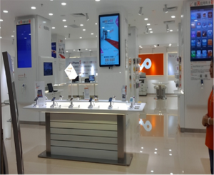 China Unicom-Cell Phone Store Fixtures Display