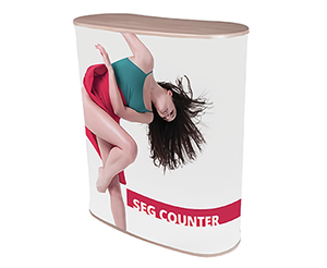 Quick and easy pop up counter manufactuer|HK One Plus Display Products