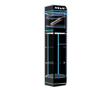 RELX玻璃发光单品展柜
