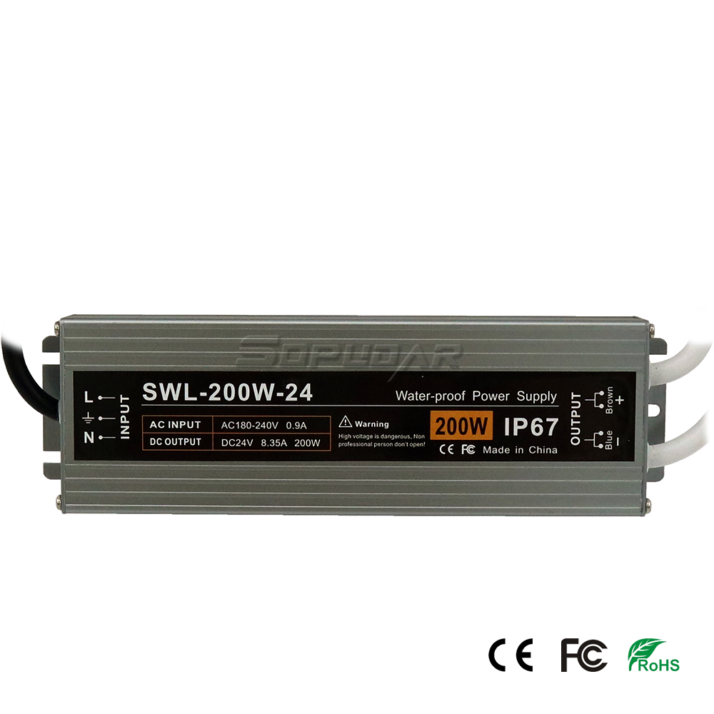 SWL-200W-24 Ac Dc Fonte de Alimentação de Comutação