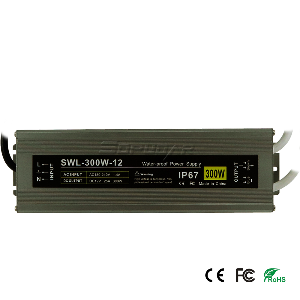 SWL-300W-12 12 Volt Fonte de Alimentação de Comutação