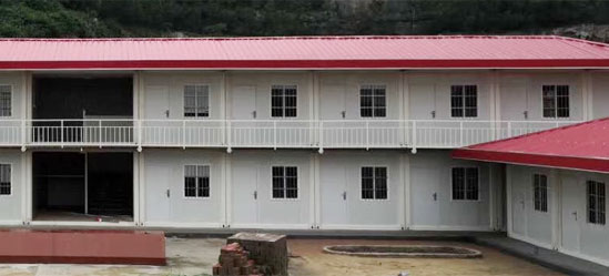 What aspects need to be done for the safety of Container house