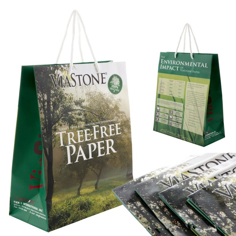 Custom food stone heat sealable paper bags