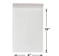 Vários personalizado imprimir branco bolha envelope mailer Bubble Mailer Bag fornecedor