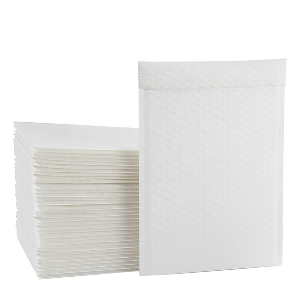 Varios sobres de burbuja blanca de impresión personalizada Proveedor de bolsas de correo de burbujas