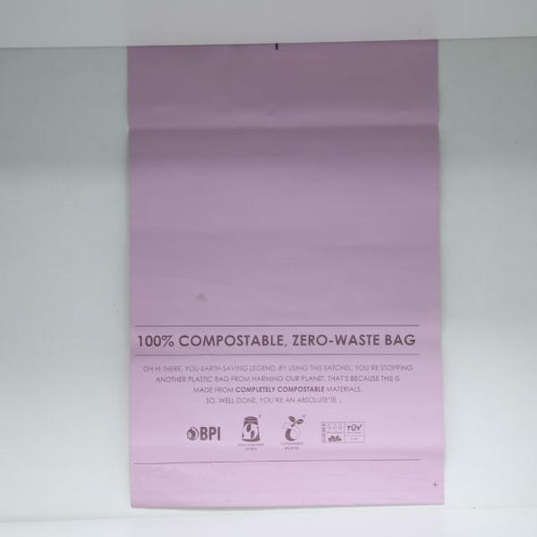 saco de correio bio-plástico bio-amigável personalizado de amido de milho