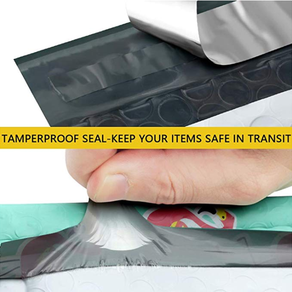म्यूटिल-रंग खाद योग्य पॉली बबल मेलर बैग उस पर अपना लोगो कस्टम प्रिंट करें, सस्ते बायो-प्लास्टिक मेलिंग पैकेजिंग