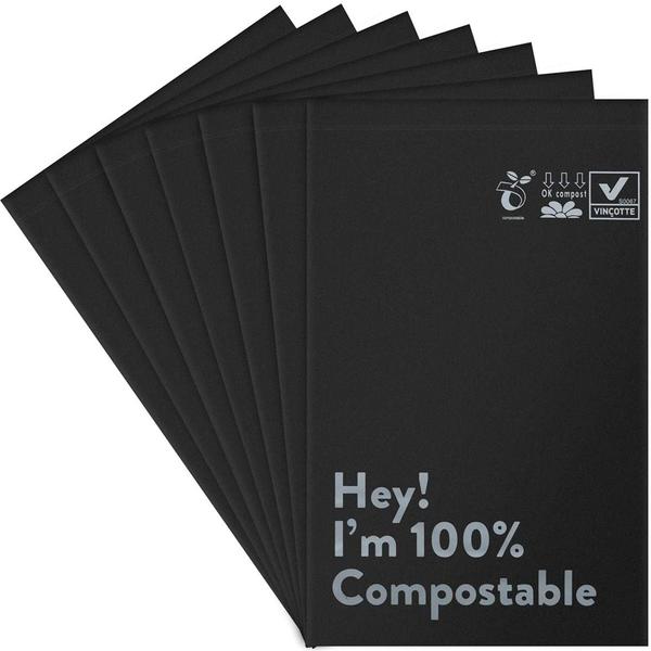Mutil-colors compostable poly bubble mailer bags custom print your Logo on it, cheap bio-plastic mailing packaging