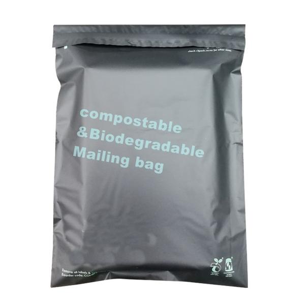 Custom eco friendly bio-plastic mailing bag lactic acid mailers shipping bag