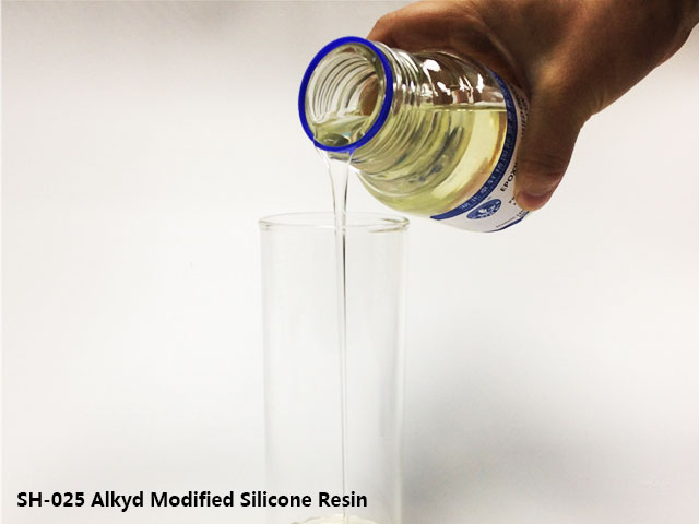 Alkyd modified silicone resin