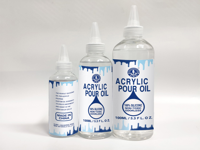 Акриловое разливочное масло 100% жидкое силиконовое масло для акриловой заливки и покраски