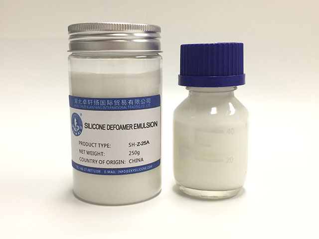 Silicone defoamer emulsion