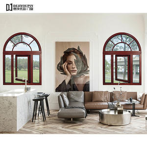 106 Series latest window design aluminum casement window supplier