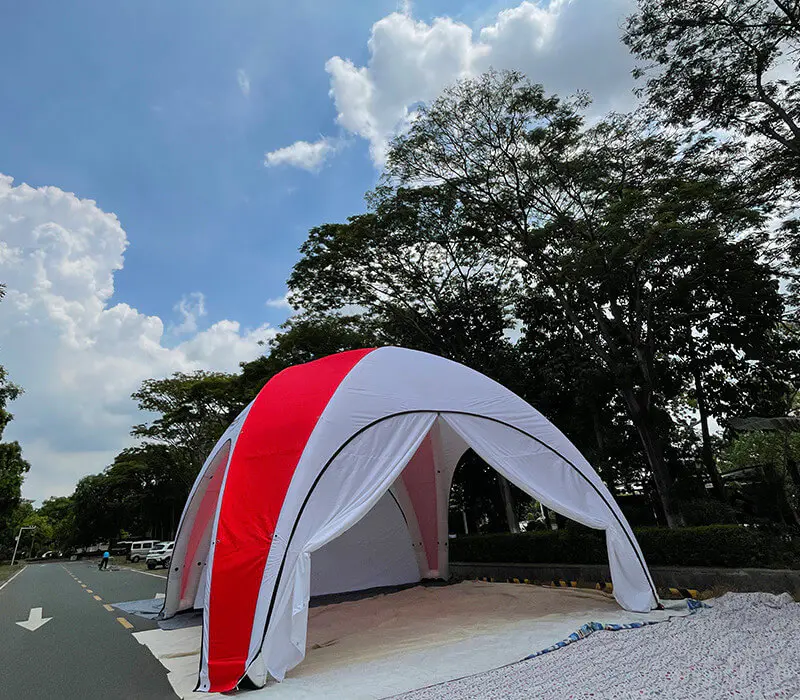 tenda de marketing de gazebo inflável