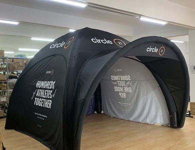 tenda personalizada inflável