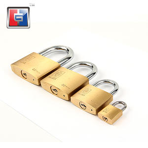 25毫米小型行李安全重型实心黄铜挂锁