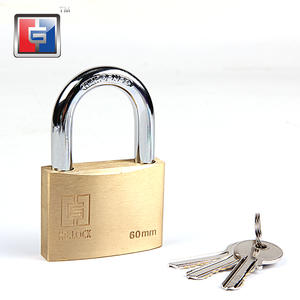 60MM顶级安全实心黄铜重型最佳挂锁