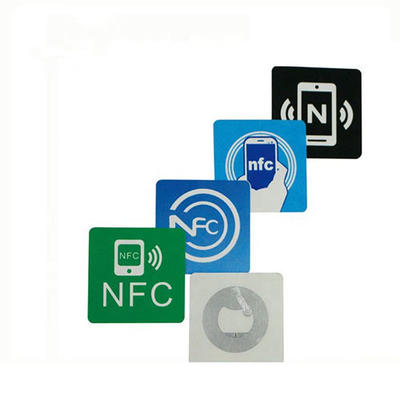 Círculo redondo NFC Sticker Ntag213 RFID Chip Sticker para el pago del teléfono Android
