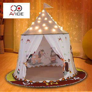 Large Peach Skin Fabric Kids  Playhouse Indian Play Tent Indian Children's Tent