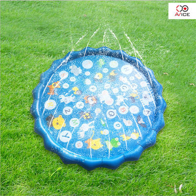Verano Divertido Juego Niños Agua al aire libre Inflable Sprinkle Mat Water Pad Water Kids Juguetes