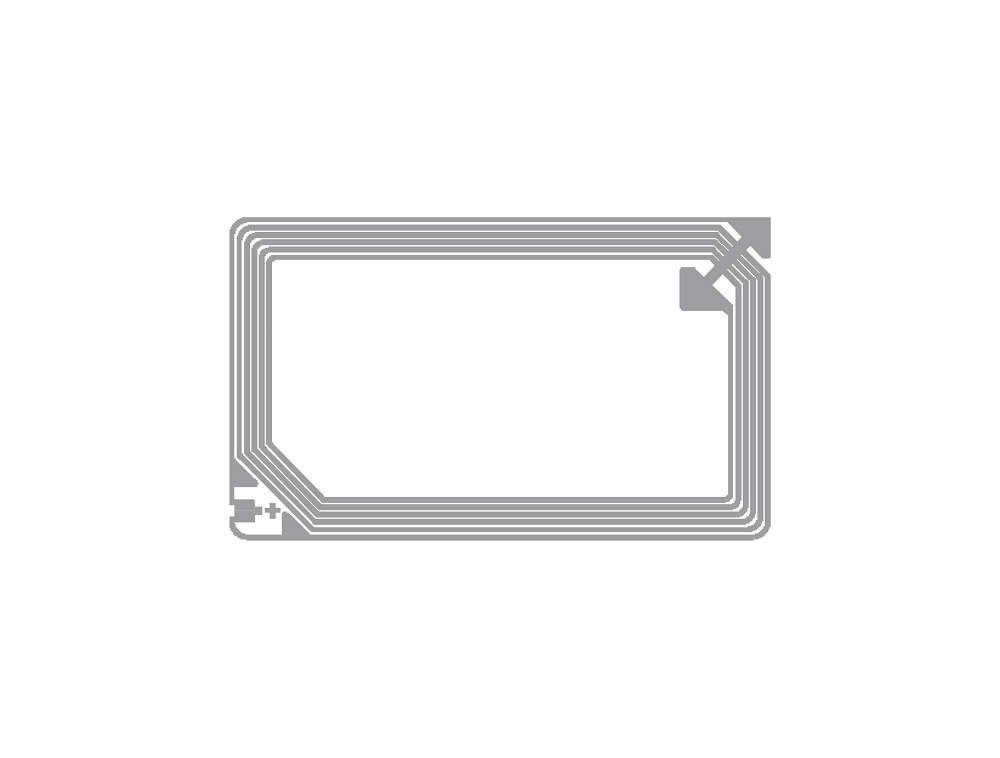 RFID PET CR80 Etiqueta de papel con incrustación seca NFC Etiqueta adhesiva de chip RFID