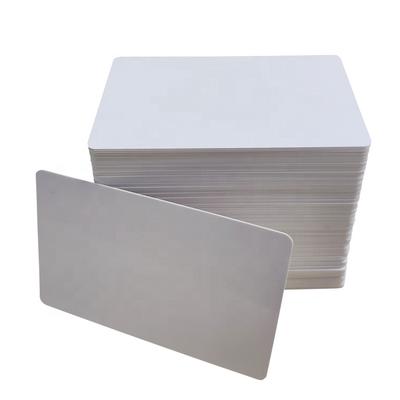 Haute qualité imprimable Cr80 Sublimation Plastique Blanc Id Business Blank Pvc Carte