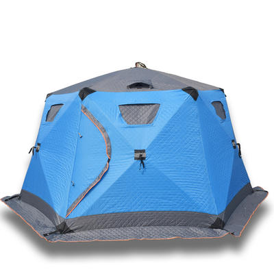 Tentes de camping en plein air Pêche sur glace froide et coupe-vent Camping Épaissi Plus Coton Tente de pêche
