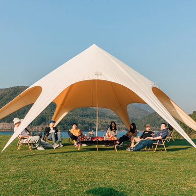 White Star Shelter Tentes Outdoor Star Canopy Tentes pour grands événements tentes pluie mouche