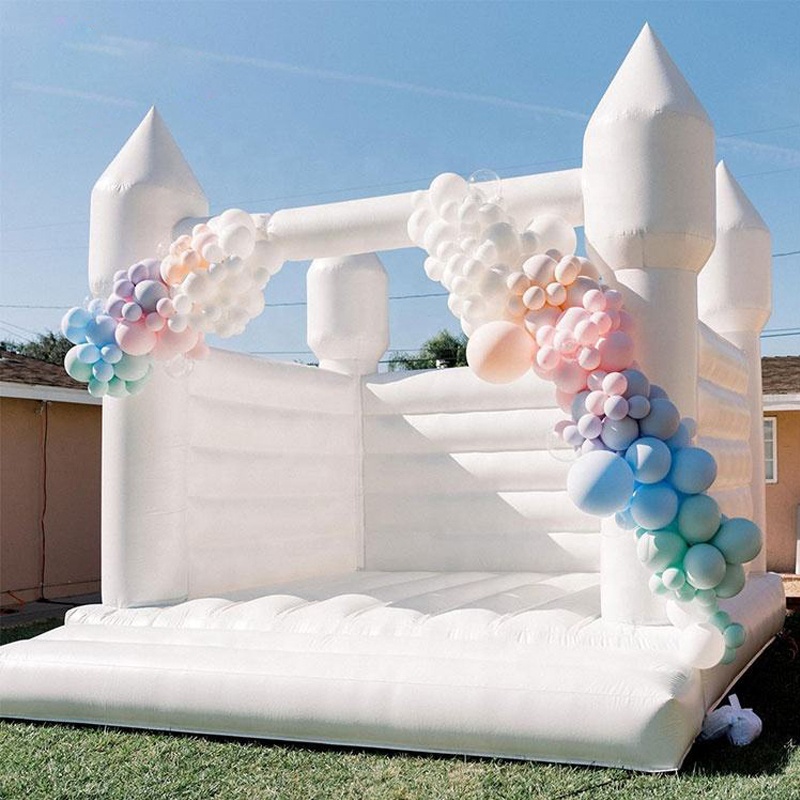 Hot Sale Wedding Party Usado Inflable Wedding Bouncey Castle Inflable White Castle Bounce House