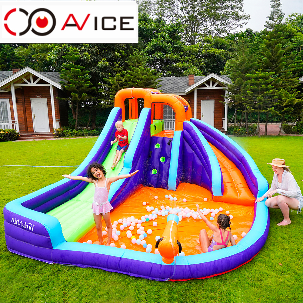 Fábrica Hot Sale Tobogán de agua inflable Jumping Bouncy Castle con piscina