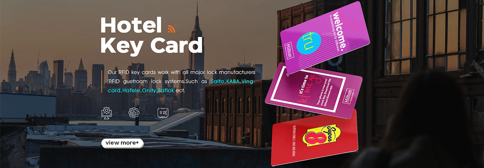 Salto,Kaba,Ving-card,Onity,YGS,Betech,Hotek,Hune,Benderly etc hotel keycards
