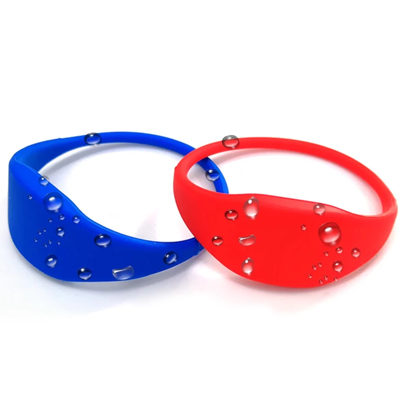 125KHz LF Puce sans contact Silicone RFID Bracelet | puce étanche nfc rfid bracelet en silicone