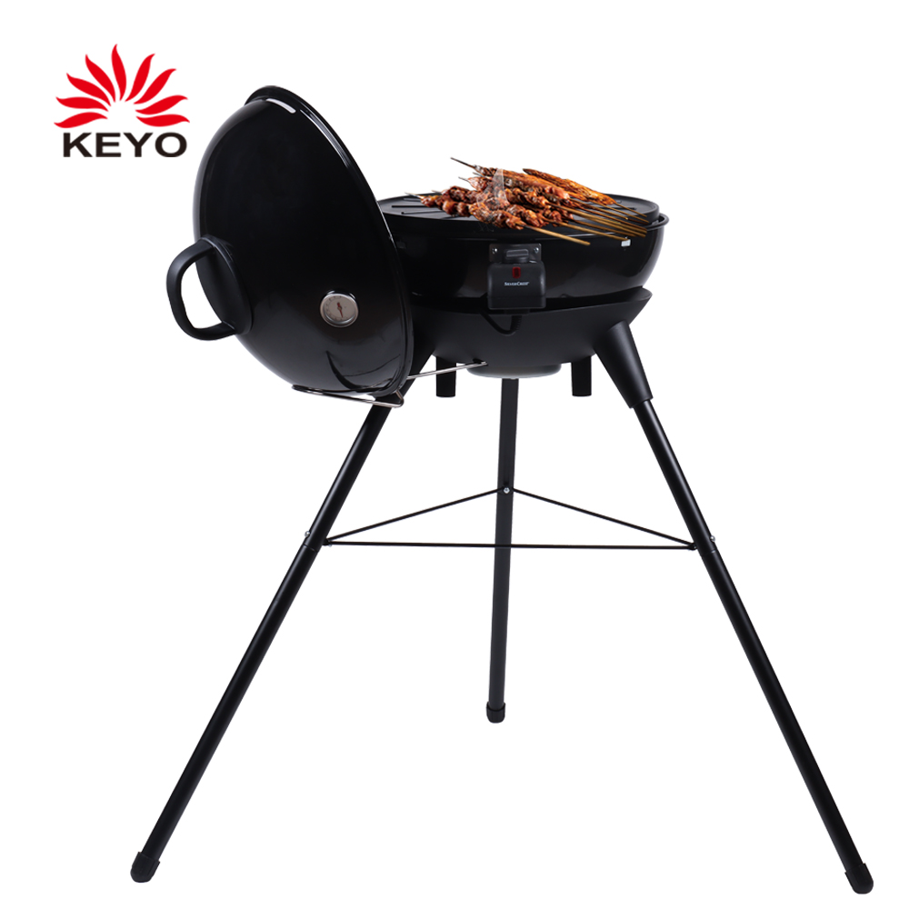 KEYO9962 20 Zoll Luxus Elektrogrill 230V Outdoor RauchlosEr Wasserkocher BBQ Grills mit CE-Zertifizierung